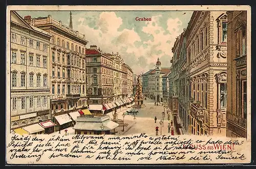 Lithographie Wien, Geschäfte im Graben