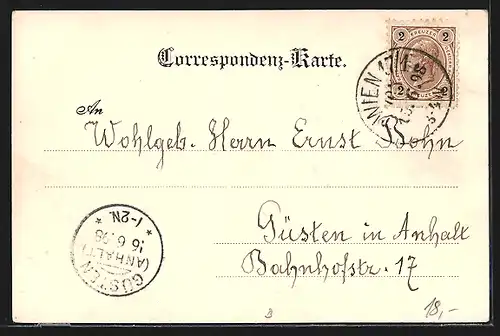 AK Wien, Graben, Blick auf den Stock-im-Eisenplatz