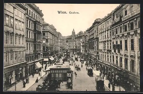 AK Wien, Graben, Buntes Treiben