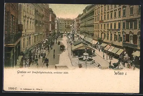 AK Wien, Graben mit Dreifaltigkeitssäule