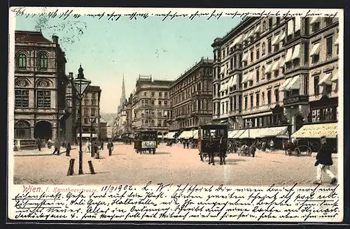 AK Wien, Blick in die Kärntnerstrasse