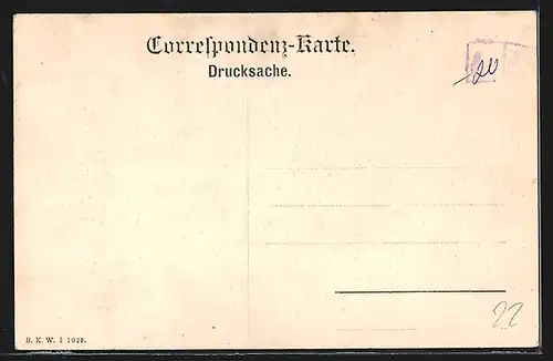 AK Wien, Die Kärntnerstrasse mit regem Verkehr, Pferdebahn