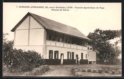 AK Tsévié, Mission de Tsévié, Lyon, Missions Africaines, 150, Cours Gambetta, Vicariat Apostolique du Togo