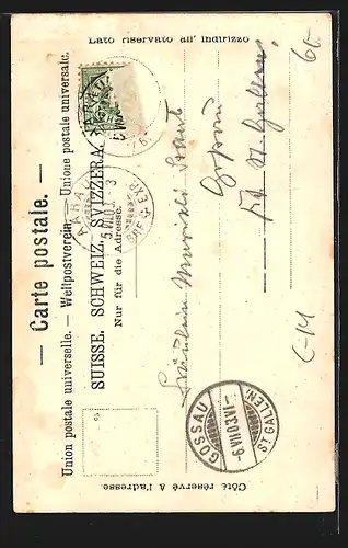 Künstler-AK Aargau, Centenarfeier 1903