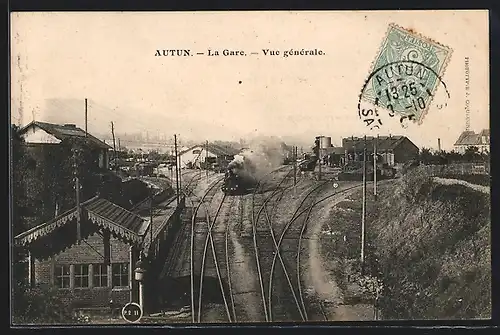 AK Autun, La Gare