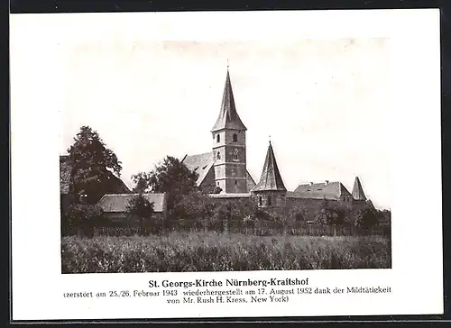 AK Nürnberg-Kraftshof, St. Georgs-Kirche