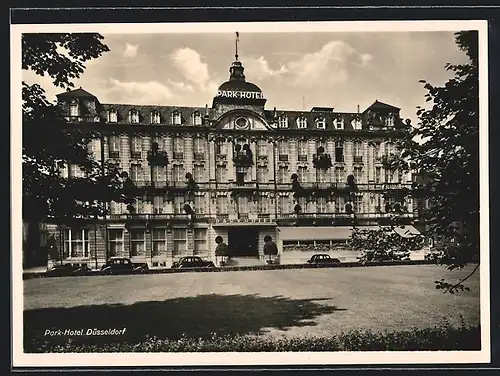 AK Düsseldorf, Blick auf das Park-Hotel