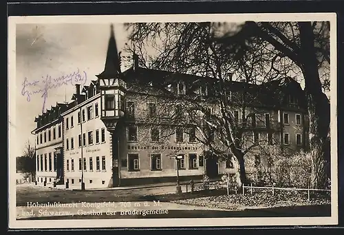 AK Königsfeld /Bad Schwarzw., Gasthof der Brüdergemeine