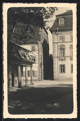 Foto-AK Erfurt, Regierungsgebäude