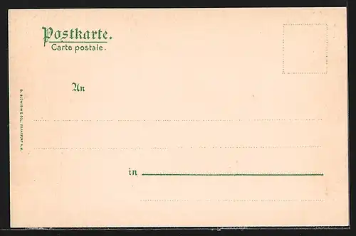 AK Erfurt, Panorama von der Grolmannshöhe