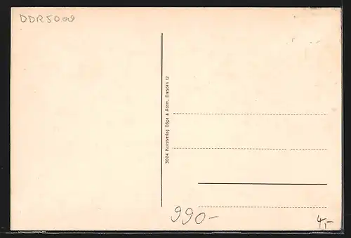 AK Erfurt, Totalansicht der Stadt mit Dom im Hintergrund