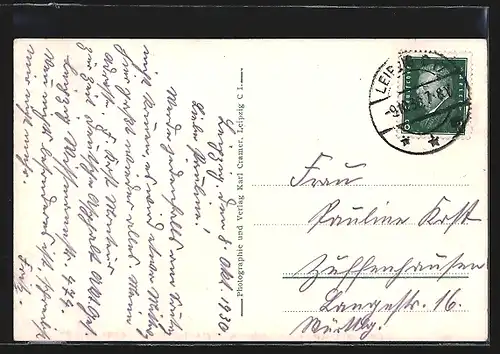 AK Leipzig, Neues Theater a. Augustusplatz mit Kiosk