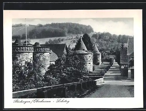 AK Büdingen / Oberhessen, Partie am Lohsteg
