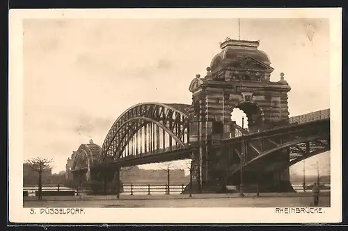 AK Düsseldorf, Rheinbrücke