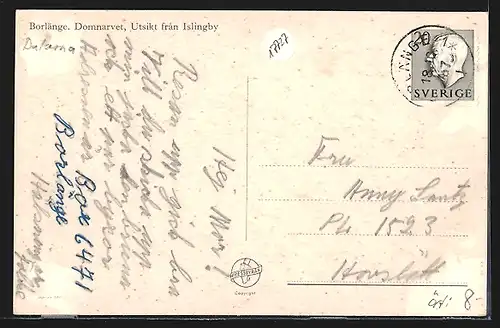 AK Borlänge, Domnarvet, Ursikt fran Islingby
