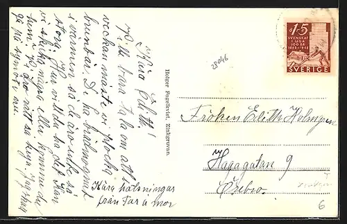 AK Zinkgruvan, Ortsansicht 1874