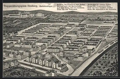 AK Heuberg, Truppenübungsplatz mit Barackenlager