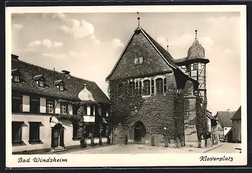 AK Bad Windsheim, Partie am Klosterplatz