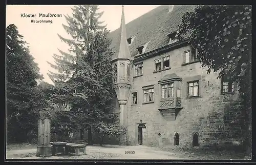 AK Maulbronn, Abtwohnung im Kloster