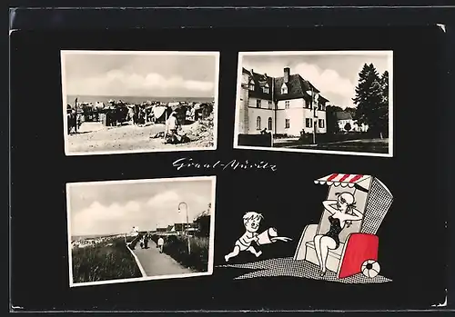 AK Graal-Müritz, Strandmotive und Strandkorb