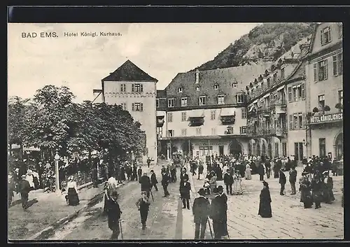 AK Bad Ems, Hotel Königl. Kurhaus