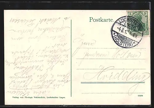 AK Lockstedter Lager, Soldatenheim, Frontalansicht