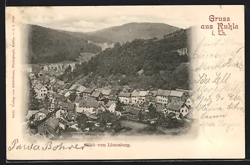 AK Ruhla, Gesamtansicht, Blick vom Liesenberg