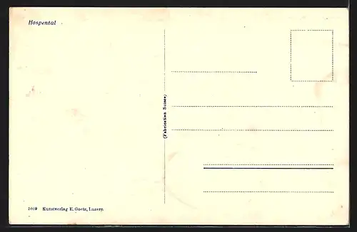 AK Hospental, Teilansicht mit Kirche