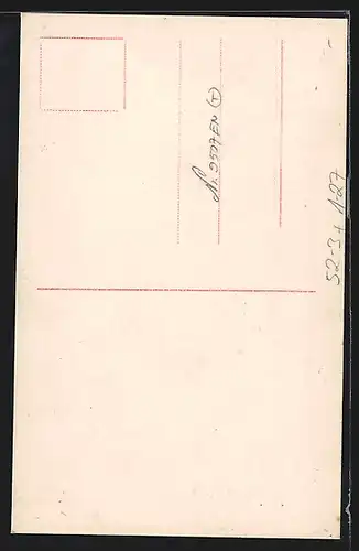 AK Napoleon, Portrait gebildet aus Frauenkörpern, Metamorphose