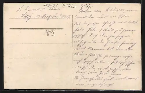 Foto-AK Zerstörter Tank Panzer