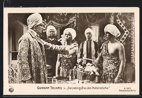 AK Die Lieblingsfrau des Maharadscha, Gunnar Tolnas in einer Filmszene