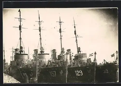 AK Minensuchboote 157, 129 der Reichsmarine