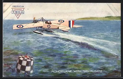AK Wasserflugzeug, Monoplane with twin floats