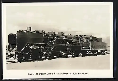 AK Einheits-Schnellzuglokomotive Baureihe 03 der Deutschen Reichsbahn