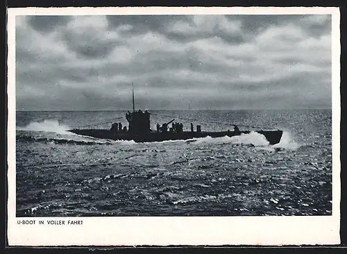 AK U-Boot in voller Fahrt