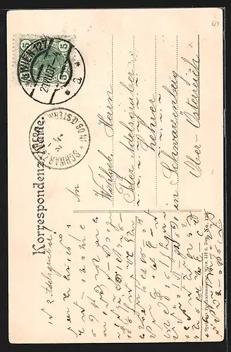 AK Wien, Schwarzenbergplatz, Hochstrahlbrunnen