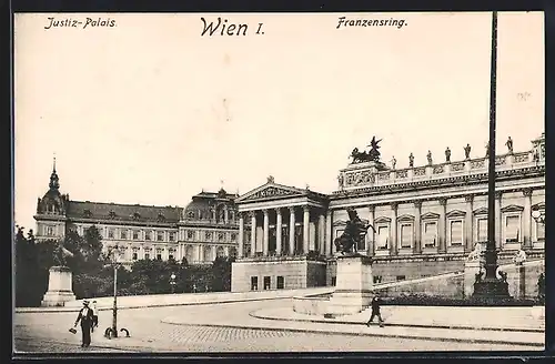 AK Wien, Justiz-Palais am Franzensring