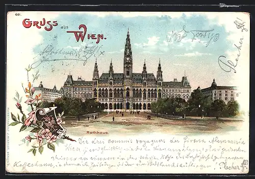 Lithographie Wien II, Rathhaus