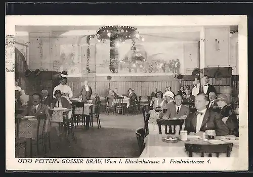 AK Wien, Otto Petter's Gösser Bräu, Innenansicht