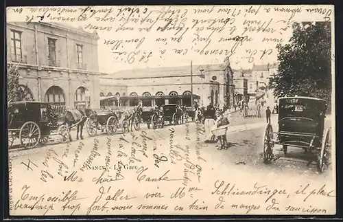 AK Nancy, La Gare, Bahnhof