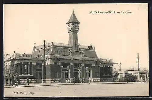 AK Aulnay-sous-Bois, La Gare, Bahnhof