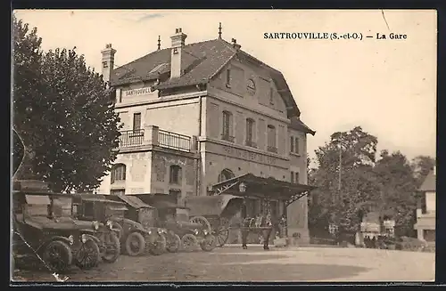 AK Sartrouville, La Gare, Bahnhof