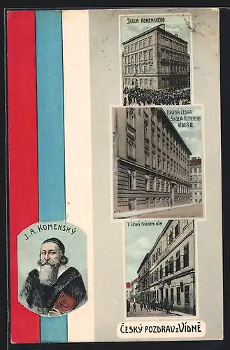 AK Wien, Skola Komenského, Druhá Ceská, Cesky Národní Dum