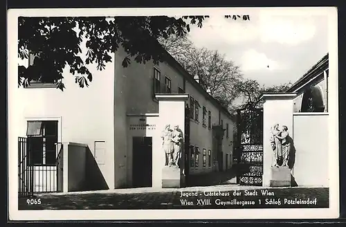 AK Wien-Pötzleinsdorf, Jugend-Gästehaus der Stadt Wien in der Geymüllergasse 1