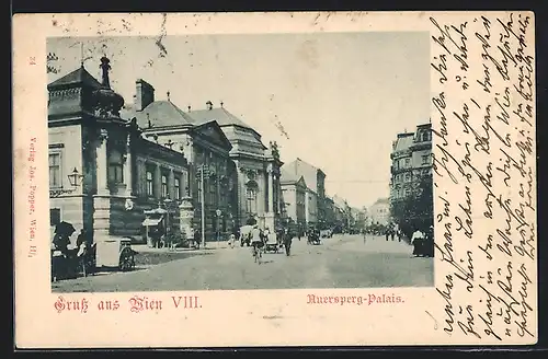 AK Wien, Partie am Auersperg-Palais