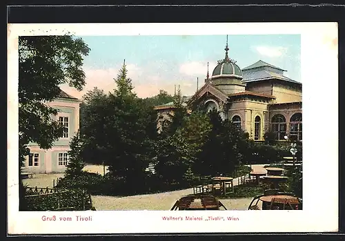 AK Wien, Tivoli, Anlagen an Wallner`s Meierei