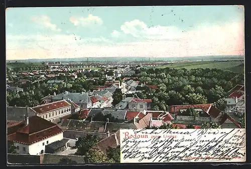 AK Wien-Rodaun, Ortsansicht gegen Liesing