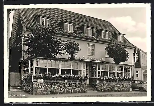 AK Plön am See, Gasthaus Zum Hirschen