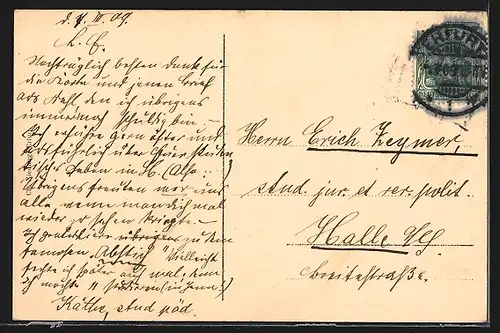 AK Erfurt, Häuser am Goldfischteich