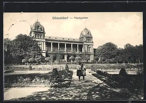 AK Düsseldorf, Im Floragarten